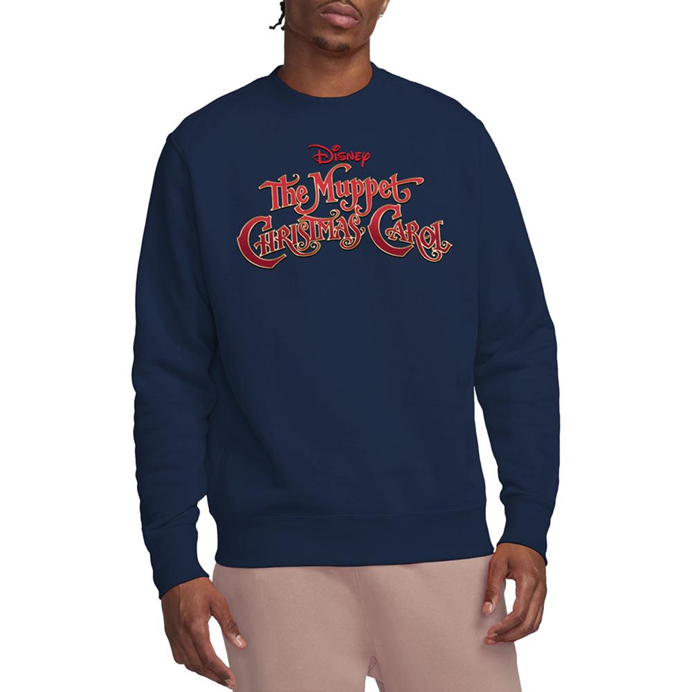 The Muppets Christmas Carol Unisex Adult Block Logo Sweatshirt