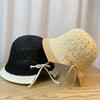 Adjustable Black White Beige Khaki Fisherman Hat With Big Brim For Women Spring Summer