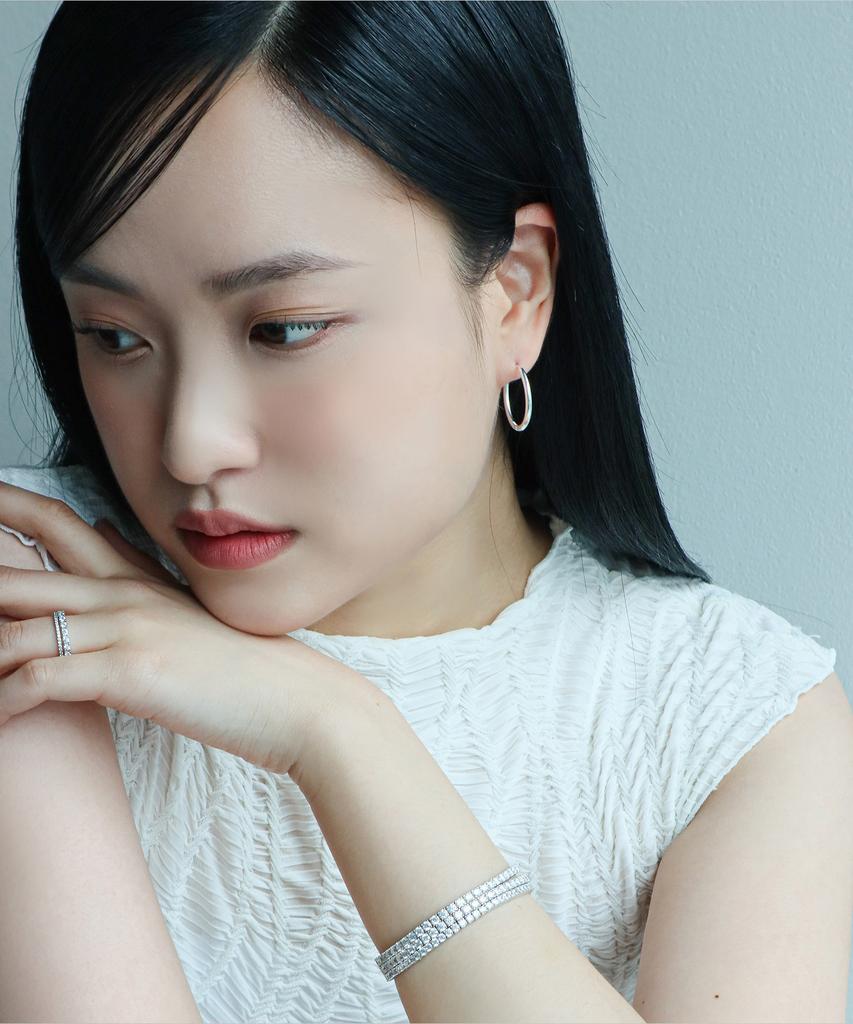 Smgt Silver925 One-Touch Ring Earrings [7 Size]