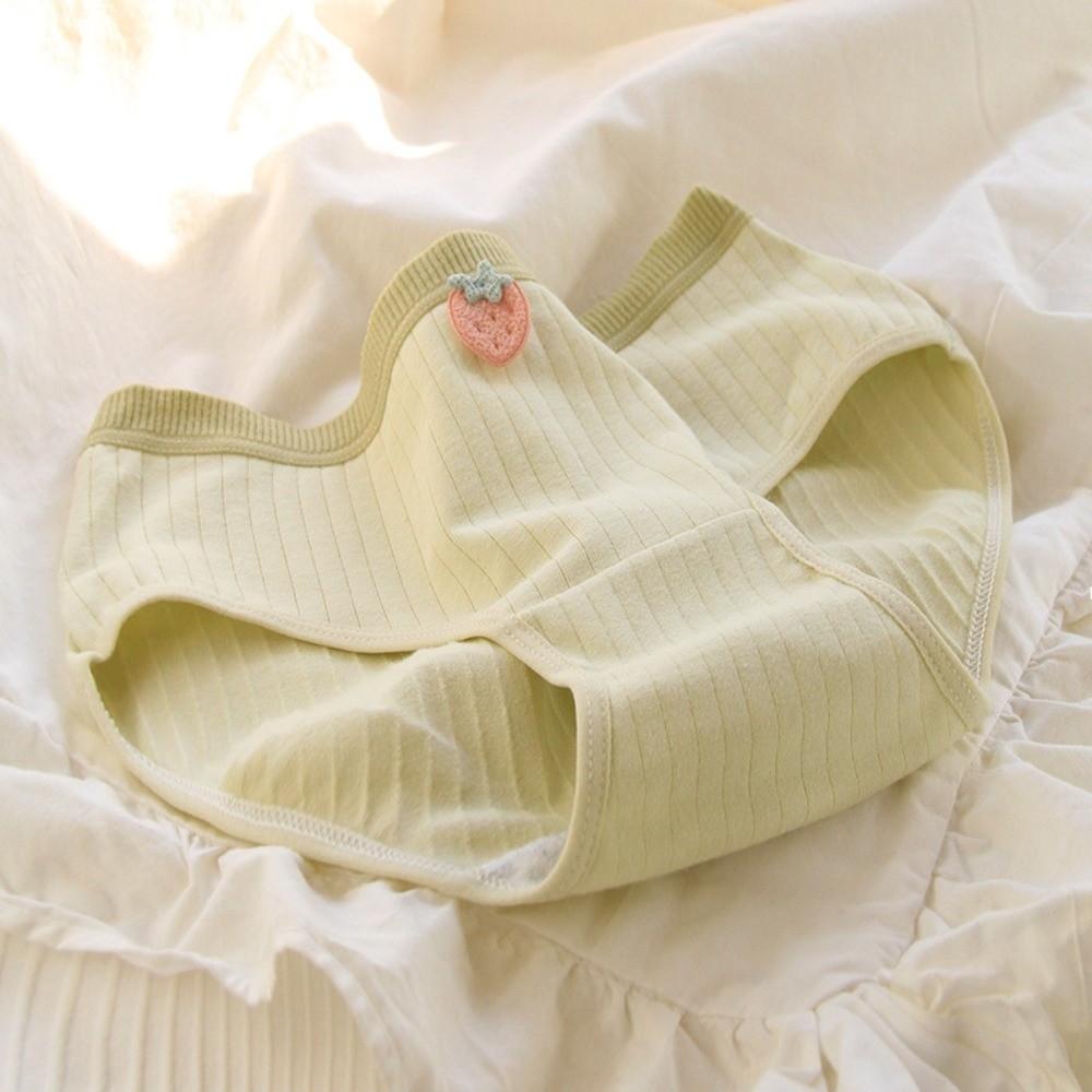 5pcs Cute Strawberry Brief Sweet Women Underwear Lingerie Cotton Panties Girls