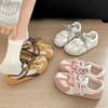 Pink Retro Flat-bottomed Ballet Style Moral Training Shoes Women's Spring with Skirt Casual Forrest Gump Board Shoes