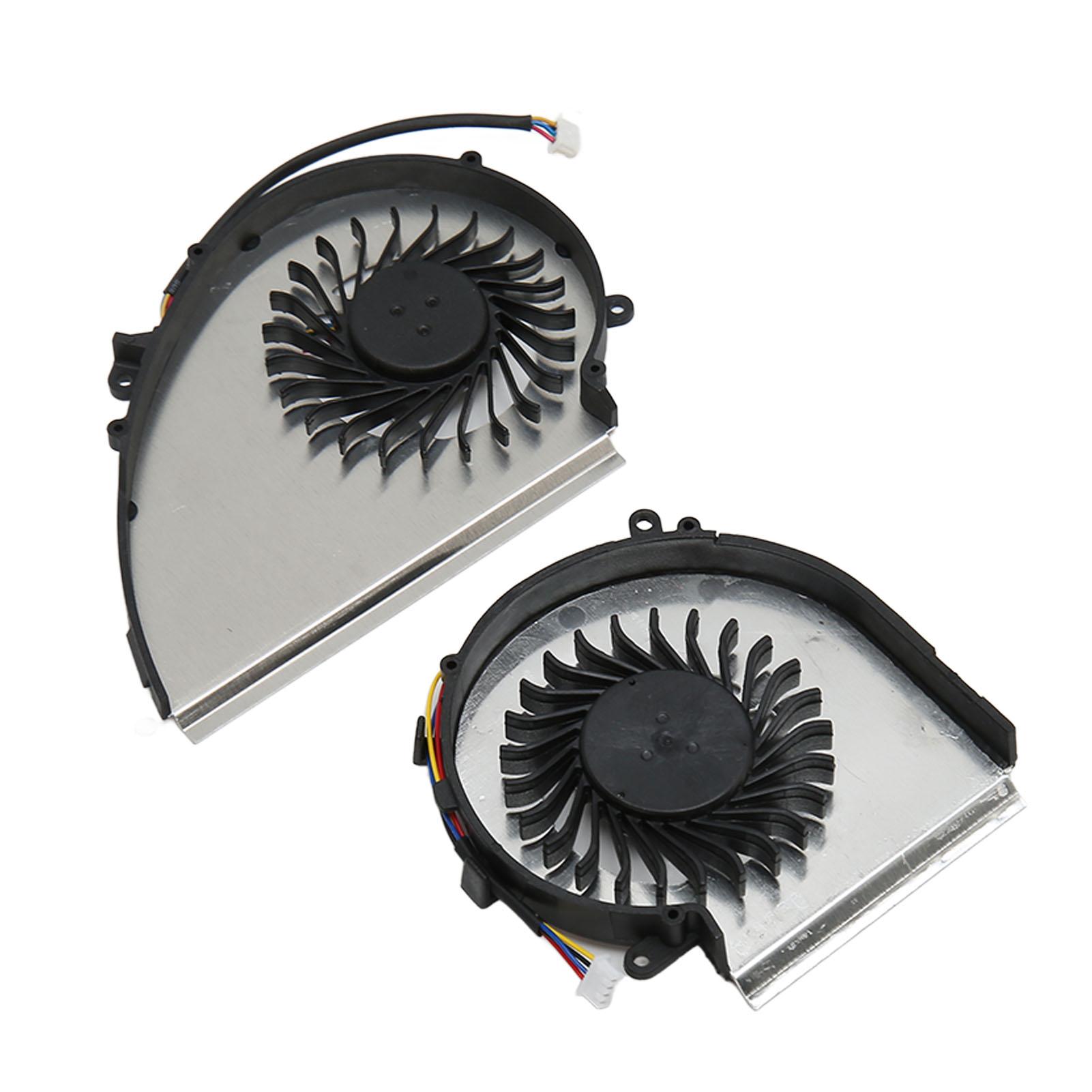 

Cooling Fan 4 Pin Aluminum Alloy ABS Easy Replaceable Laptop Cooling Fan for MSI GE72VR GP72VR GP72MVR CPU Cooling Fan