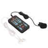 Handheld Voice Changer ABS Portable Multifunctional Sound Disguiser with 8 Sound Effects for Phone Tablet Black