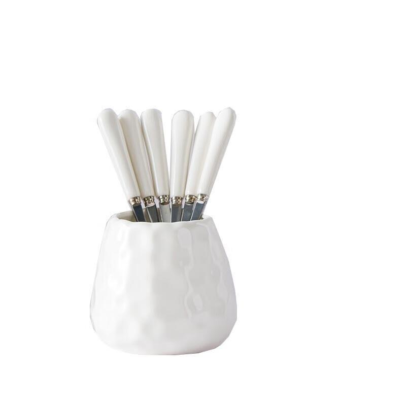 Danshizhiyuan Nordic Light Luxury Stainless Steel Fruit Fork Set