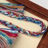 Handmade Braided Cotton Lanyard Bohemian Style Colorful Tassels Fashion Accessory for Phone Keychain Bag Decoration