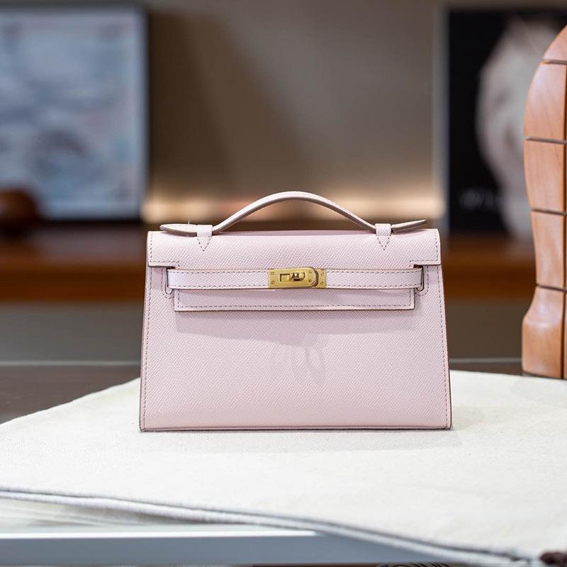 Premium-Handtasche mit Palmenmuster, genarbtes Leder, Damen-Handtasche, Mini-Handtasche, Mode, vielseitig, Umhänge-Tasche