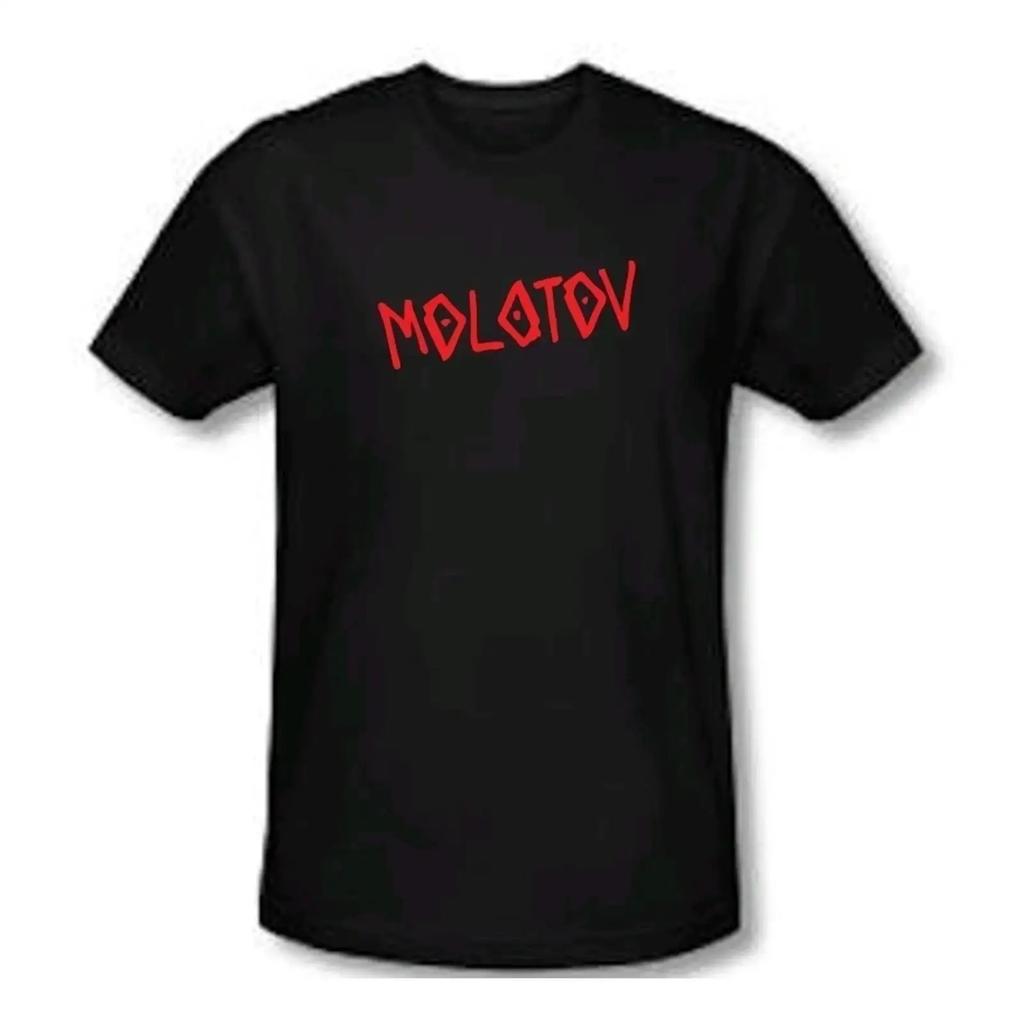 Molotov Band Shirt Spanish Rock Vintage Slightly Soft Top For Everyday Wear Unisex Graphic Designer Clothes Fashion