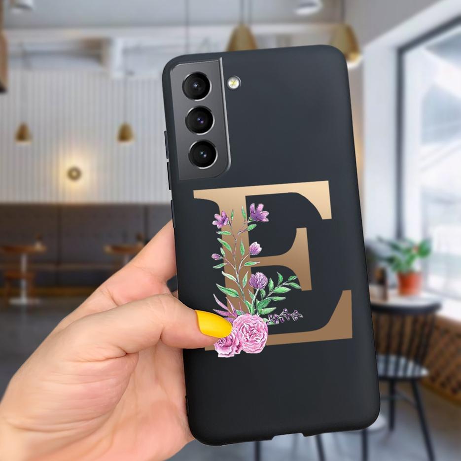Für Samsung S21 5G Hülle S21 Ultra Plus Niedliche Buchstaben Abdeckung Für Samsung Galaxy S21 Plus 5G S21+ S 21 Ultra Handyhüllen Weiche Fundas
