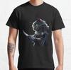 Katze Welche Mörderische Katze Schwarze Katze mit Messer Geschenk t-shirt für Katzenliebhaber 100% Baumwolle tee Kurz sl