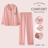 Cardigan Pajama Set - Women's Large 100% Cotton