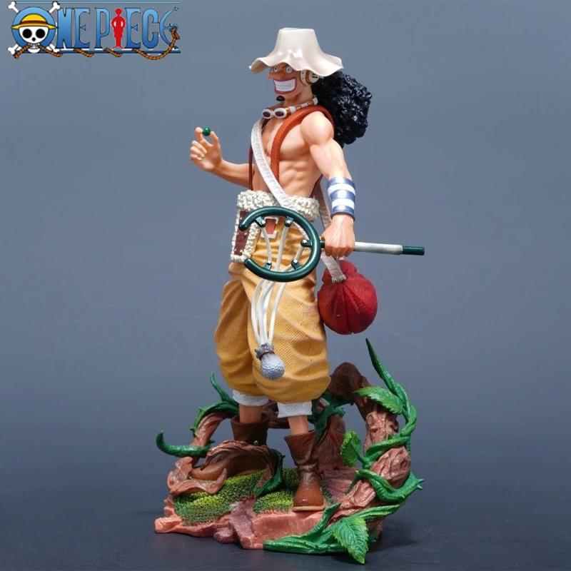 25cm/9.84in Anime One Piece Model Usopp Action Figures Pvc Statue Desktop Ornamen Collection Model Toys Gifts Beautiful Design