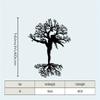 Vintage Tree and Woman Metal Wall Art Rust Proof Iron Silhouette Christmas Yard Decoration Unique Gift for Art Lovers