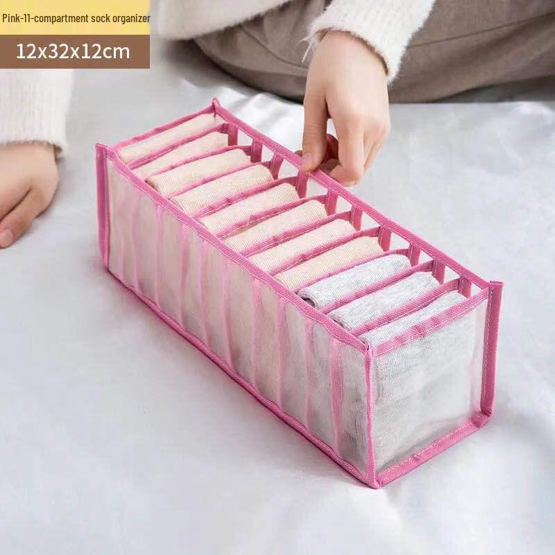 

Складной сетчатый органайзер для хранения нижнего белья и носков