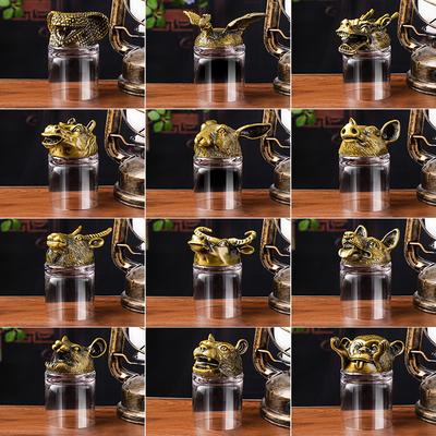 Zodiac Wine Glasses, Crystal Glass, Lead-Free Light Luxury, High-End Two Or Two Glasses Of Chinese Wine Sets, Advanced Sense