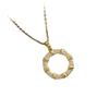 Women's Trendy Korean Zircon Donut Titanium Necklace