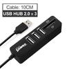 USB Hub 3/6 Port Expander Adapter USB 3.0 Hub Multi USB Splitter 2.0 Hab 3 Hub 3.0 Více USB 3.0 USB-Hub Čtečka karet pro PC