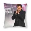 Rock Johnny Hallyday Cushion Covers Sofa Home Decor French Singer Music Square Throw Pillow Cover 45x45cm Decorative Pillowcases