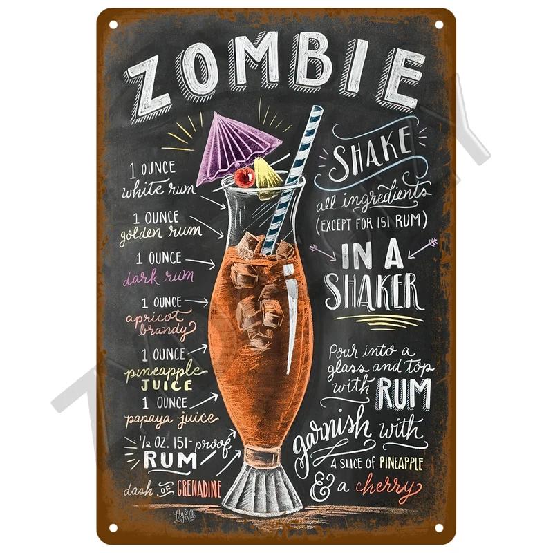 Beer Metal Sign Funny Poster Home Decor For Bar Pub Club Man Cave Tin Sign Rum Brand Vintage Wall Decoration Art Plate Mural