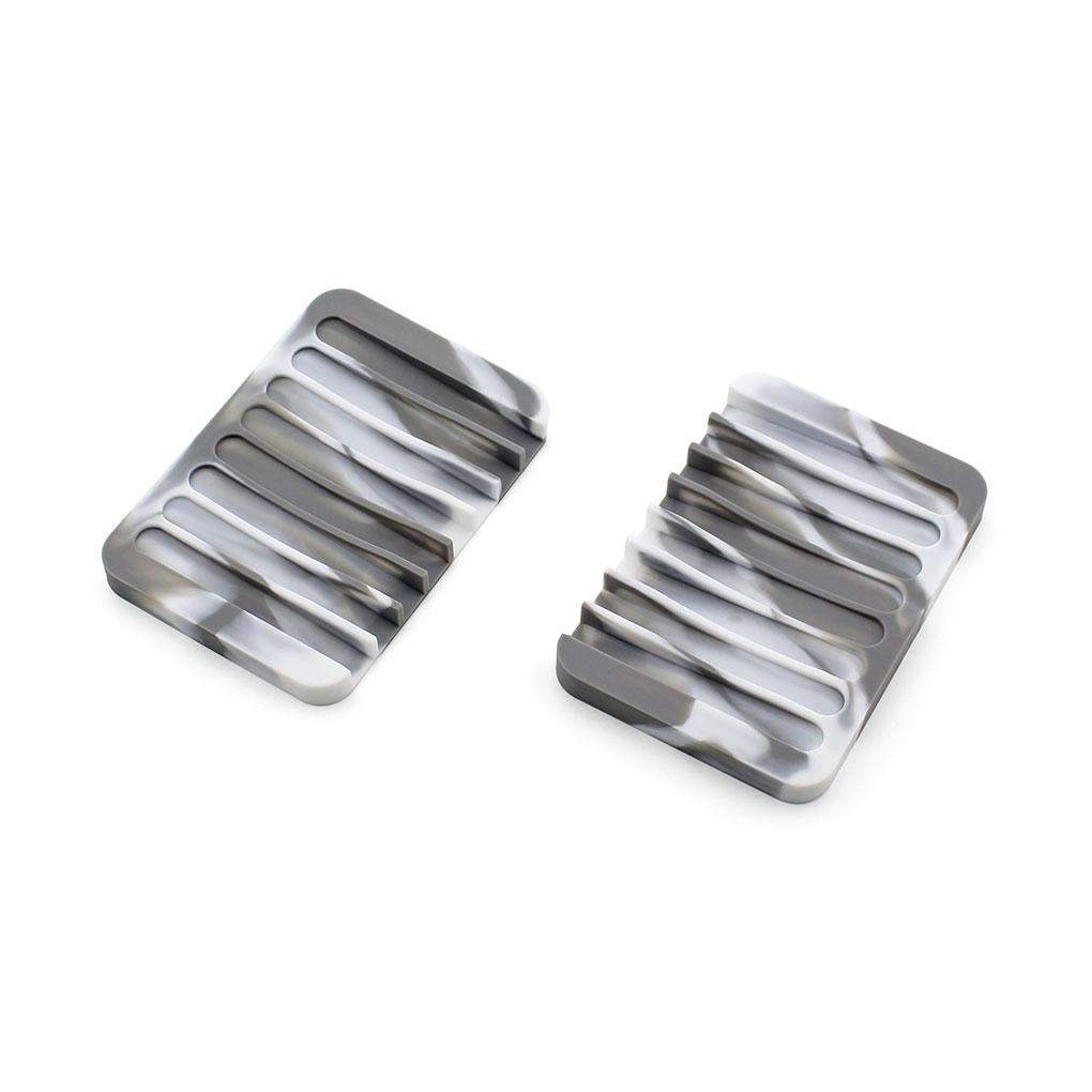 Comb Silicone Soap Holder Anti-skid Drain Soap Box Home Travel Soap Dishes