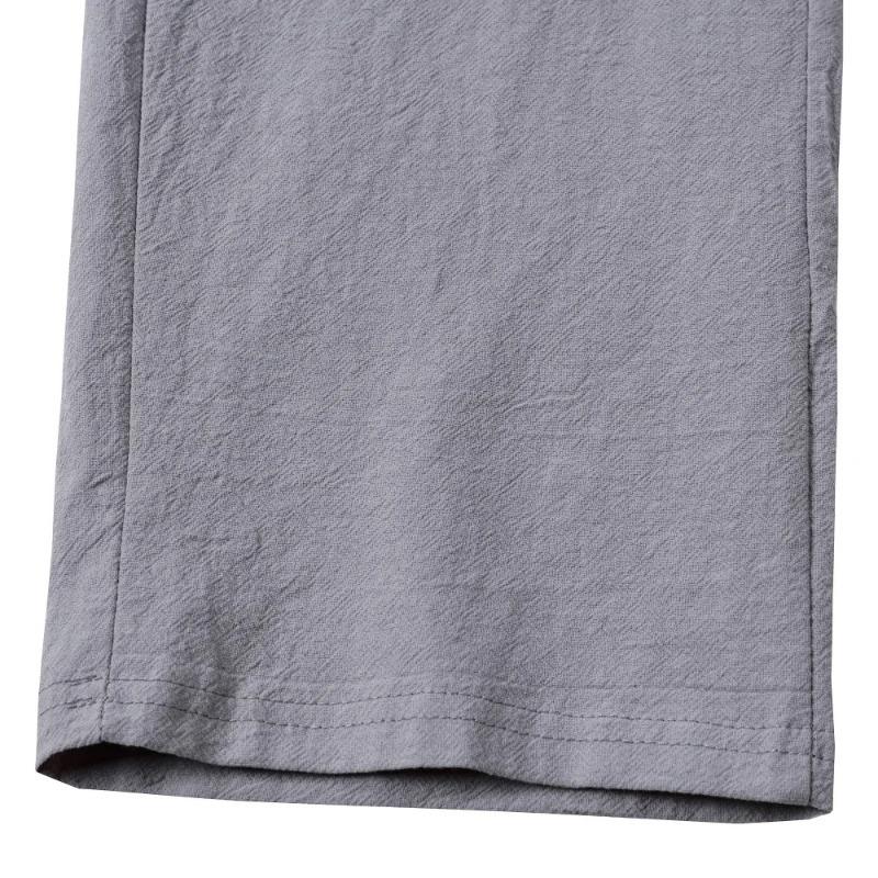 European And American Men's Cotton And Linen Trousers Multi-pocket Work Pants Loose Straight Sportswear And Casual Trousers