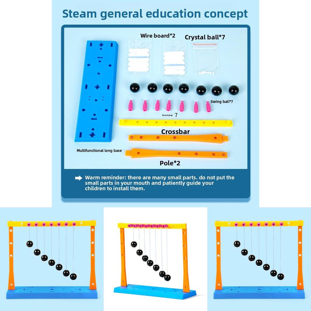 Scientific Experiment Diy Snakeshaped Pendulum Physics Kit For Childrens Stem Learning