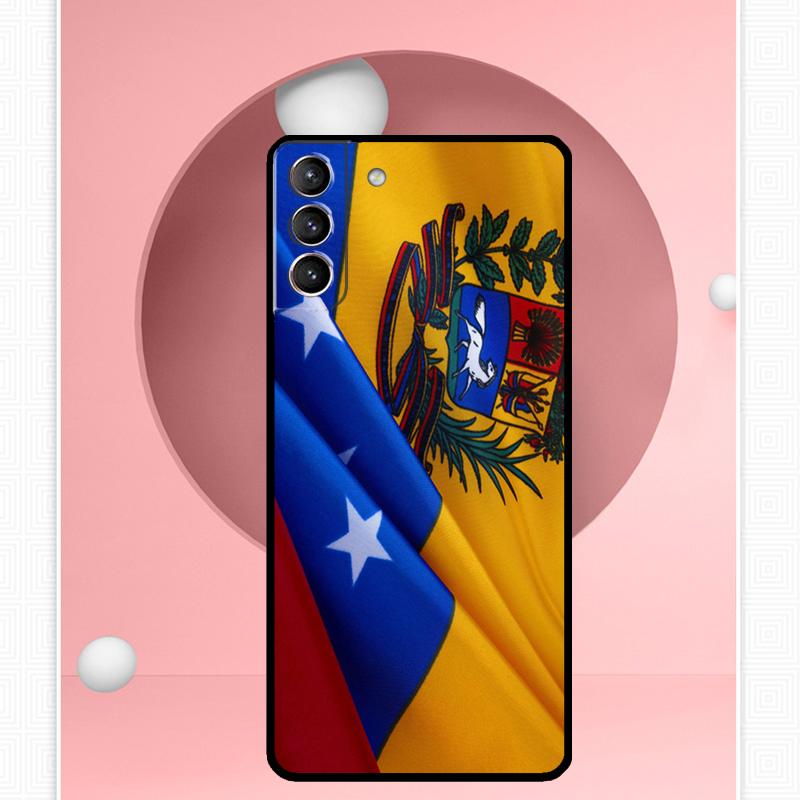 Venezuela Flagge Wappen Fall Für Samsung Galaxy S24 S23 Ultra S22 S20 FE S21 FE Hinweis 10 20 S8 S9 S10 Plus Abdeckung