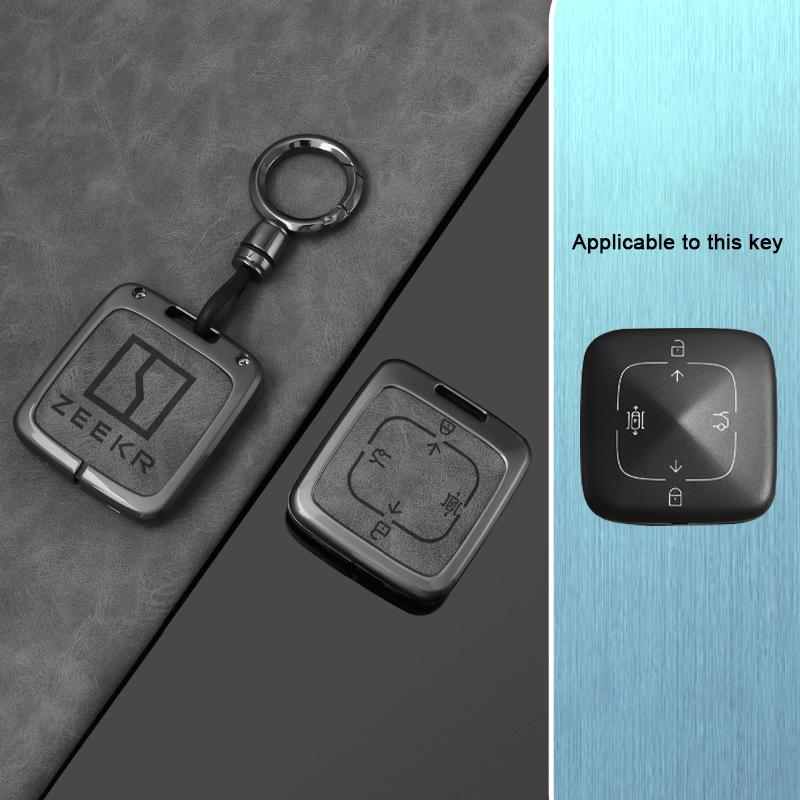 

Zinc Alloy Key Bag for ZEEKR Key Case Zeekr Key Shell Cover for Extremely Krypton 001 007 009 ZEEKR X Keychain Car Accessories