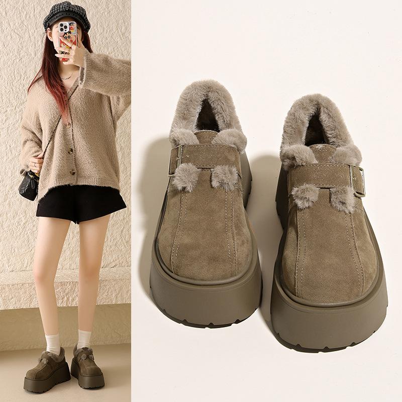 Women's Soft Elastic Winter Warm Cold Padded Snow Boots Thick-soled Non-slip Wear-resistant Outdoor Leisure Sports Cotton Boots