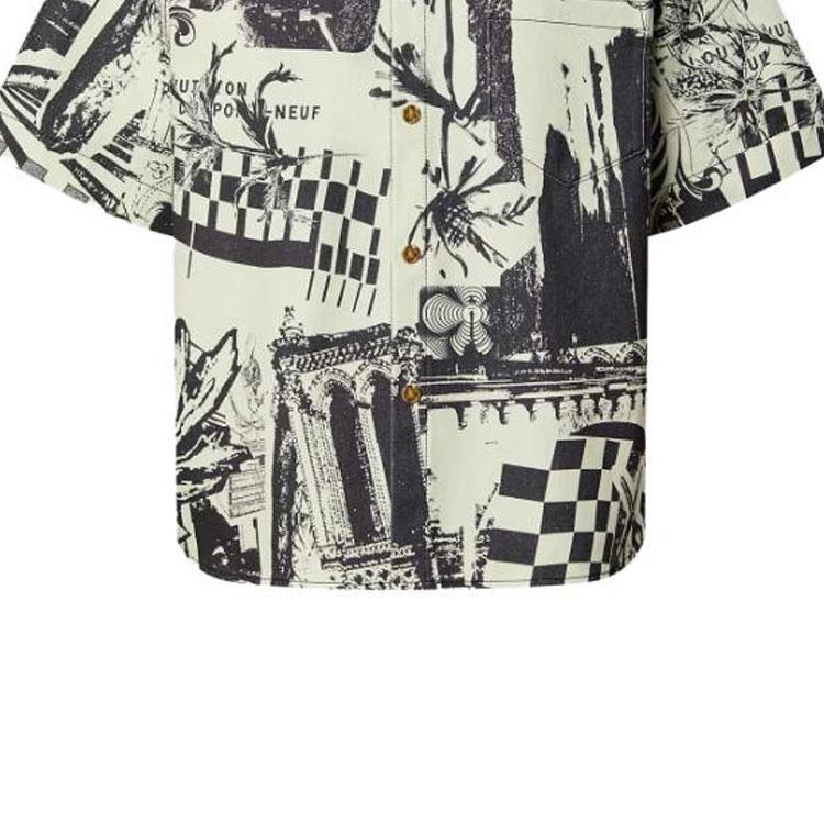 LOUIS VUITTON SS23 Shirt Men's Ivory White 1AB529