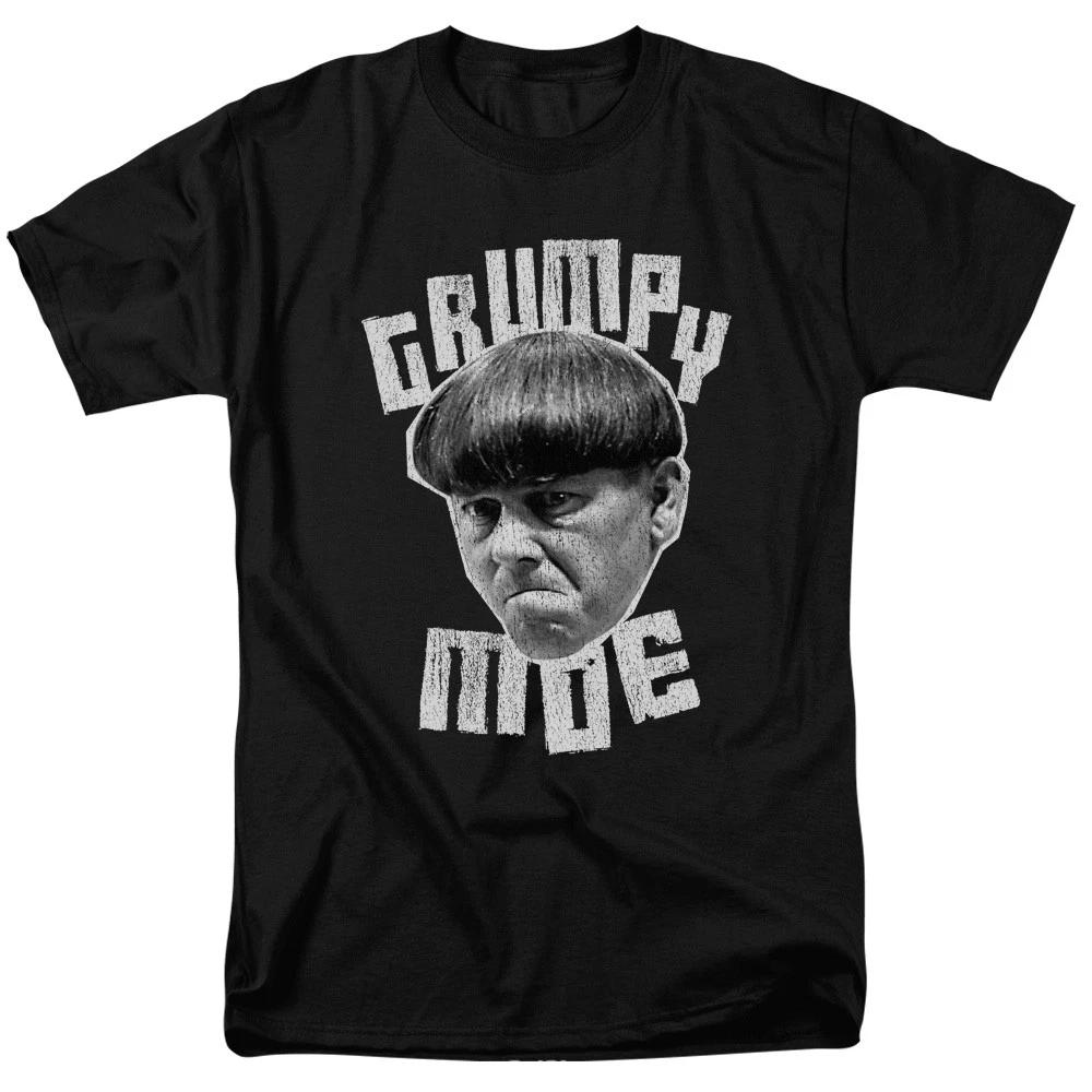Three Stooges - Grumpy Moe - Unisex Short Sleeve Children s T-shirt - Black 130