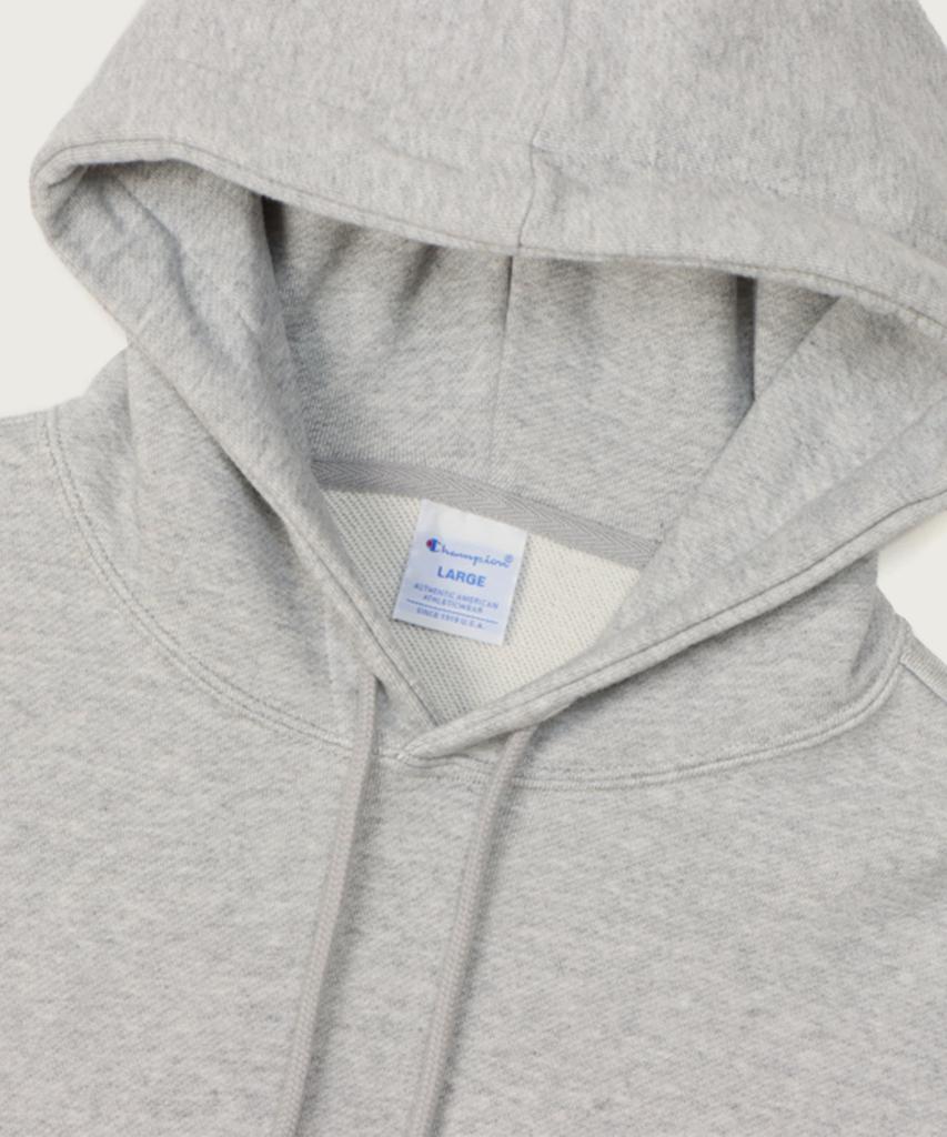 Basic C-Logo Regular Fit Hoodie Oxford Grey