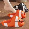 Cartoon Clownfisch Kinder rutschfeste Sommerslipper für Jungen und Mädchen - Indoor Eltern-Kind Badezimmer Schuhwerk