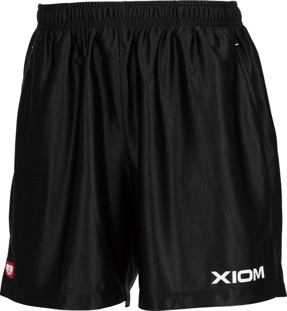 XIOM Table Tennis Game Pants Bright Pants Table Tennis Approved Unisex Black L GAP00001 J.T.T.A (Japan Association) (004)