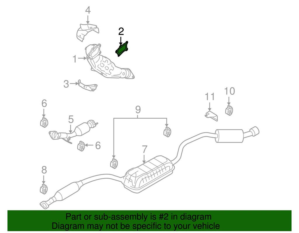 Mazda L3 Turbocharger Gasket F2-13-490