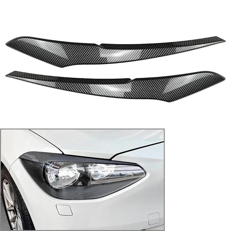 Auto Scheinwerfer Augenbraue Augenlid Abdeckung Dekoration Zierleiste Passend Für BMW 1er F20 F21 Basisversion 2011 2012 2013 2014