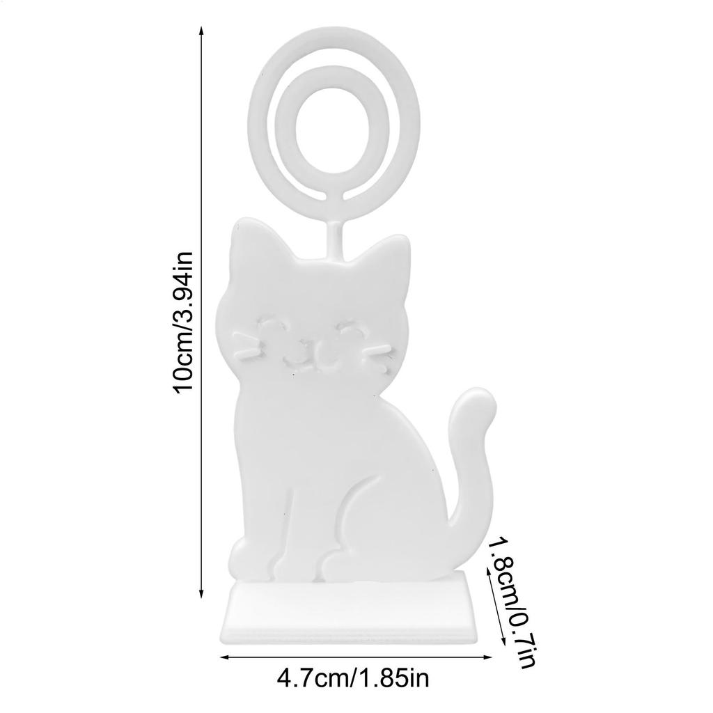 Table Number Stands Photo Holders For Tables Decorative Cat Shape Photo Display Rack For Home Hotels Dining Room Place Card