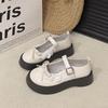 Japanese sweet bow small leather shoes women's 2025 spring and summer new retro British style Mary Jane women's single shoes