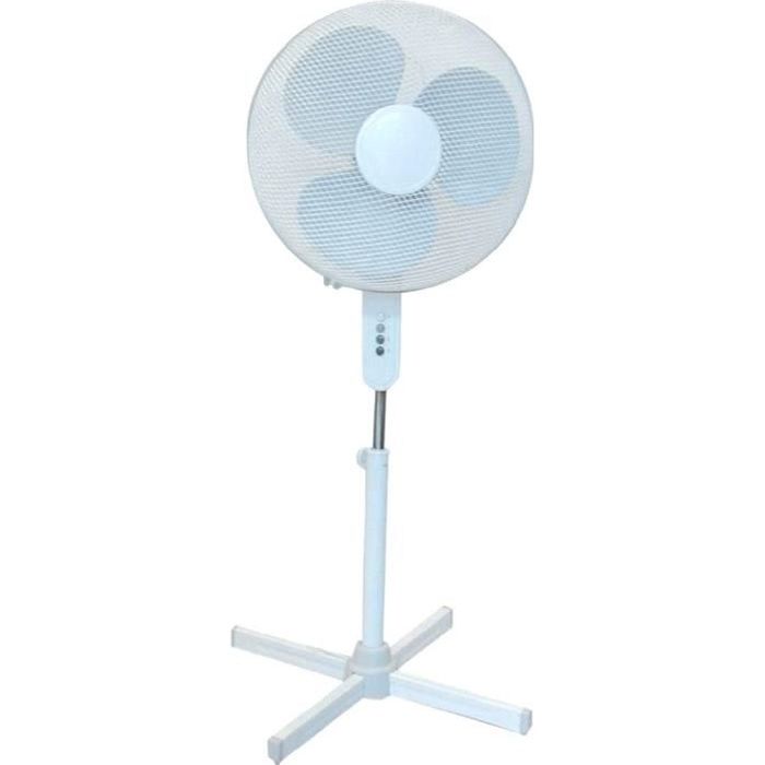 Lot de 2 ventilateurs sur pied 40 cm