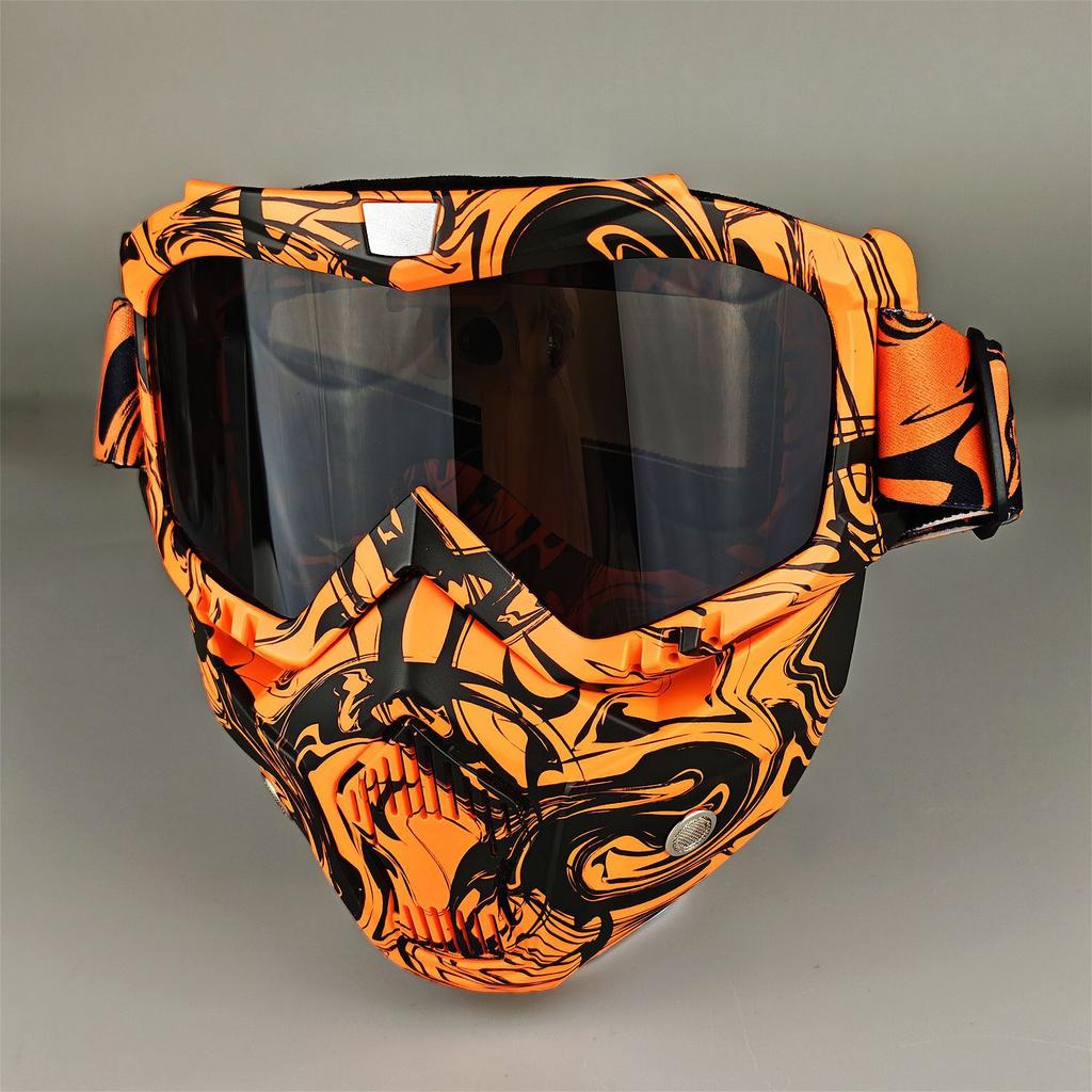 Moto Snow Goggles Mask UV400 Outdoor Riding Men's Windproof Sand Goggles Helmet Mask Mask