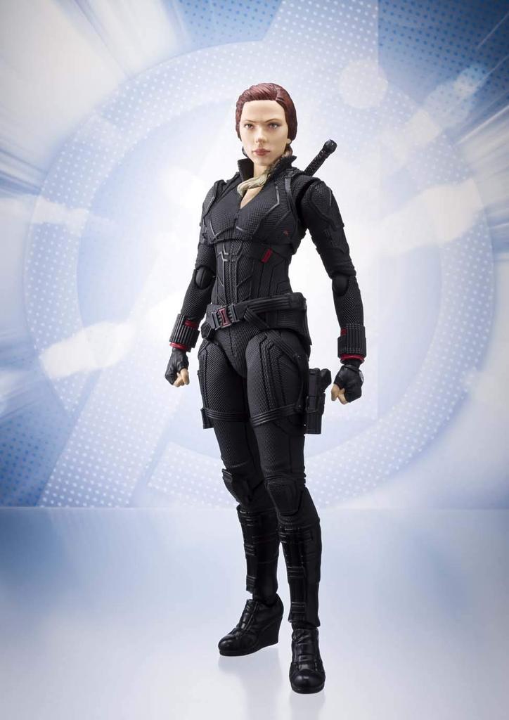 TAMASHII NATIONS Avengers Black Widow 150mm malovaná pohyblivá figurka SHFiguarts (Avengers/Konec hry) Cca. PVC a ABS