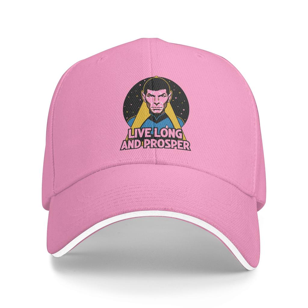 Live Long and Prosper Stars Treks Baseball Cap  Classic Men Women Hip Hop Hats High Quality Print Outdoor Sports Baseball Caps