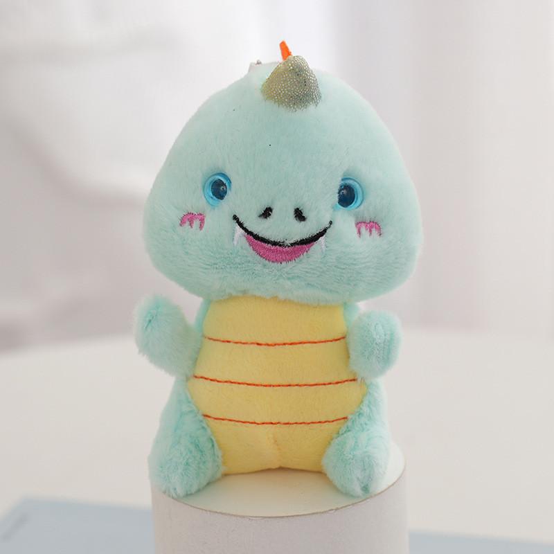 Adorable Plush Dinosaur Keychain Soft Pp Cotton Filling Cute Gift Accessory