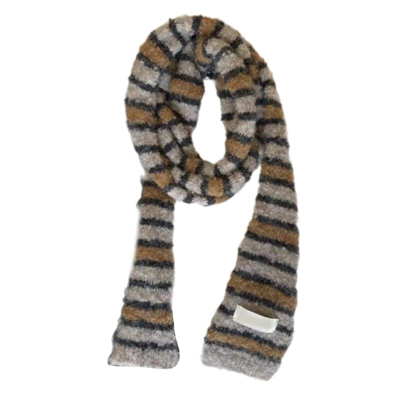 Knit Scarf for Women Long Skinny Belt Necktie Neck Scarf Girls Photo Props Long Neckerchief Skinny Scarf Necktie