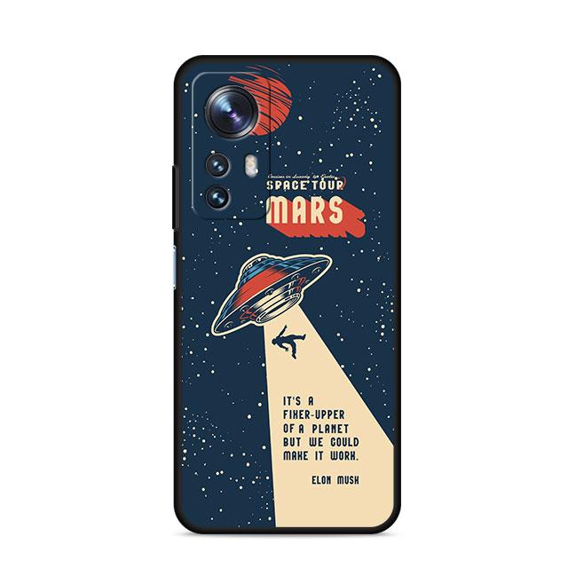 Hülle für Xiaomi Mi 11 Lite 5G NE 11T Pro 10T 9T 12 12T 12S 12X 11X 11i Note 10 9 Silikon TPU Handyhülle Cartoon Cooler Astronaut