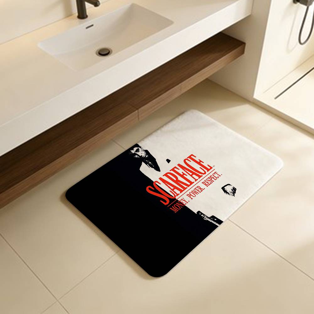 S-Scarface 1983 Film Kitchen Mat Cheaper Anti-slip Modern Living Room Balcony Printed Modern Home Decor