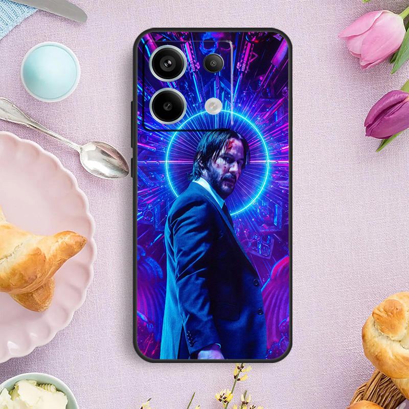 John Wick Keanu Reeves Case For Xiaomi Redmi Note 12 11 9 10 13 Pro Plus 9S 10S 11S 12S Redmi 12 10 C 9C 13C Cover