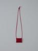 AUBOUR Buchstaben-Mini-Tasche (Wildleder rot) _ aus Italien