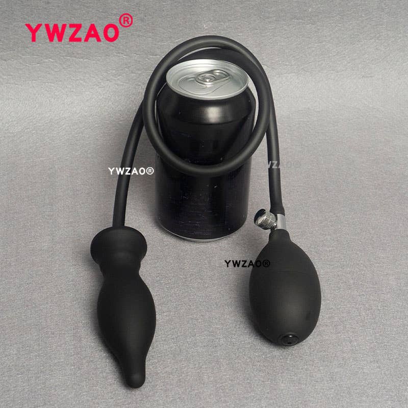 YWZAO Inflatable Anal Plug Silicone Integrated G35-2