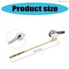 K1AE Toilet Tanks Flush Lever Flush Handle Trip Lever Universals Front Mount Handle