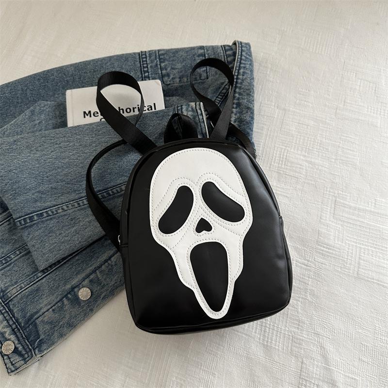 

2025 новый рюкзак женский, темный, индивидуальный, рюкзак с черепом, модная универсальная сумка через плечо